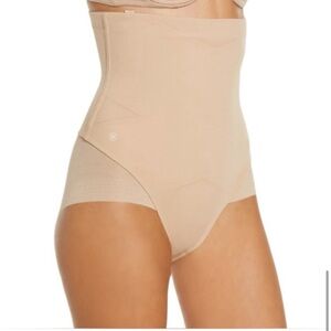 High-Waist Shapewear Brief in Nude